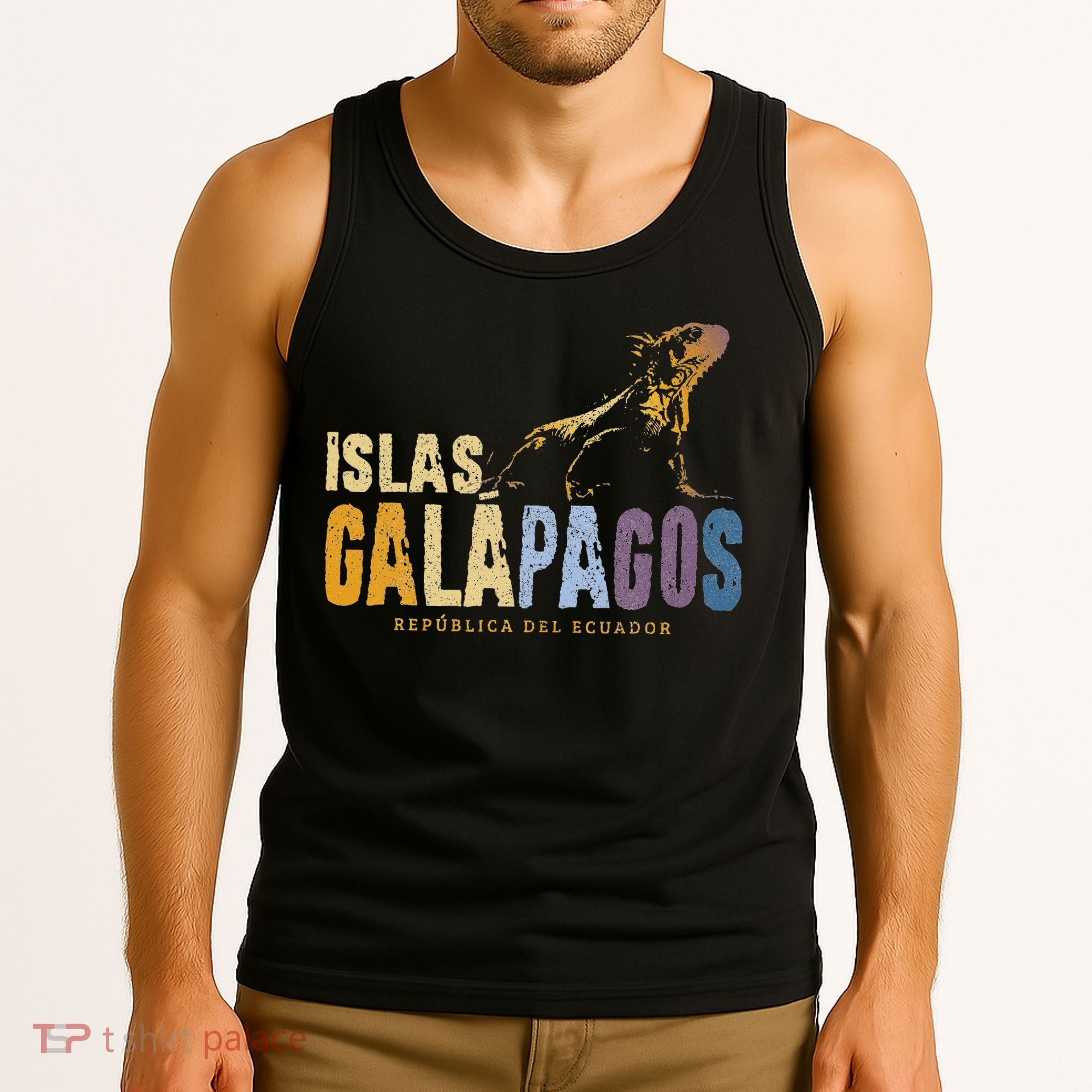 Galapagos Islands Islas Galapagos Iguana Ecuador Tank Top