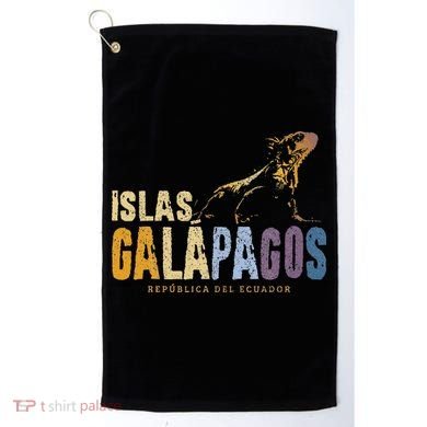 Galapagos Islands Islas Galapagos Iguana Ecuador Golf Towel