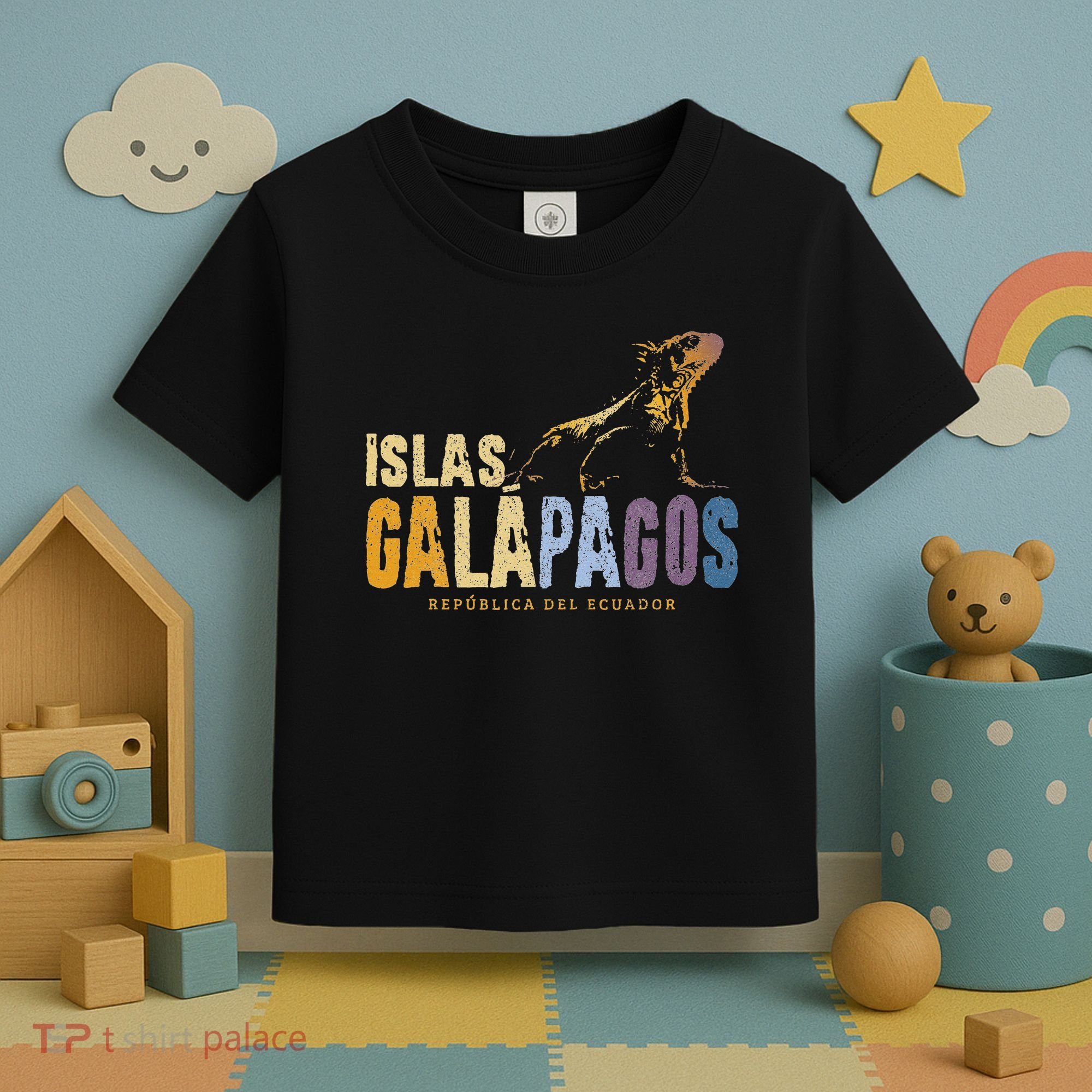Galapagos Islands Islas Galapagos Iguana Ecuador Toddler T-Shirt