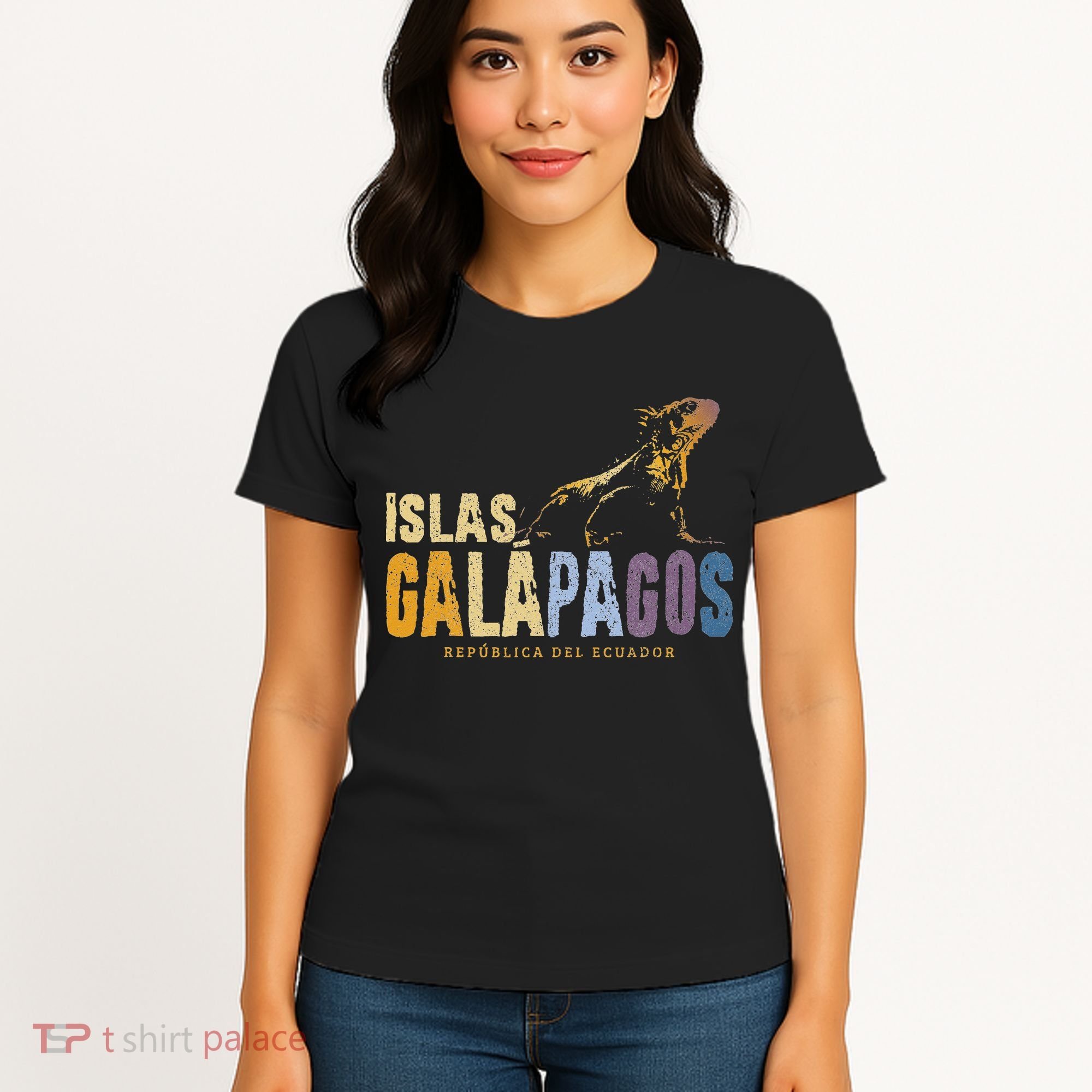 Galapagos Islands Islas Galapagos Iguana Ecuador Women's T-Shirt