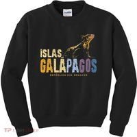 Galapagos Islands Islas Galapagos Iguana Ecuador Kids Sweatshirt thumb 0