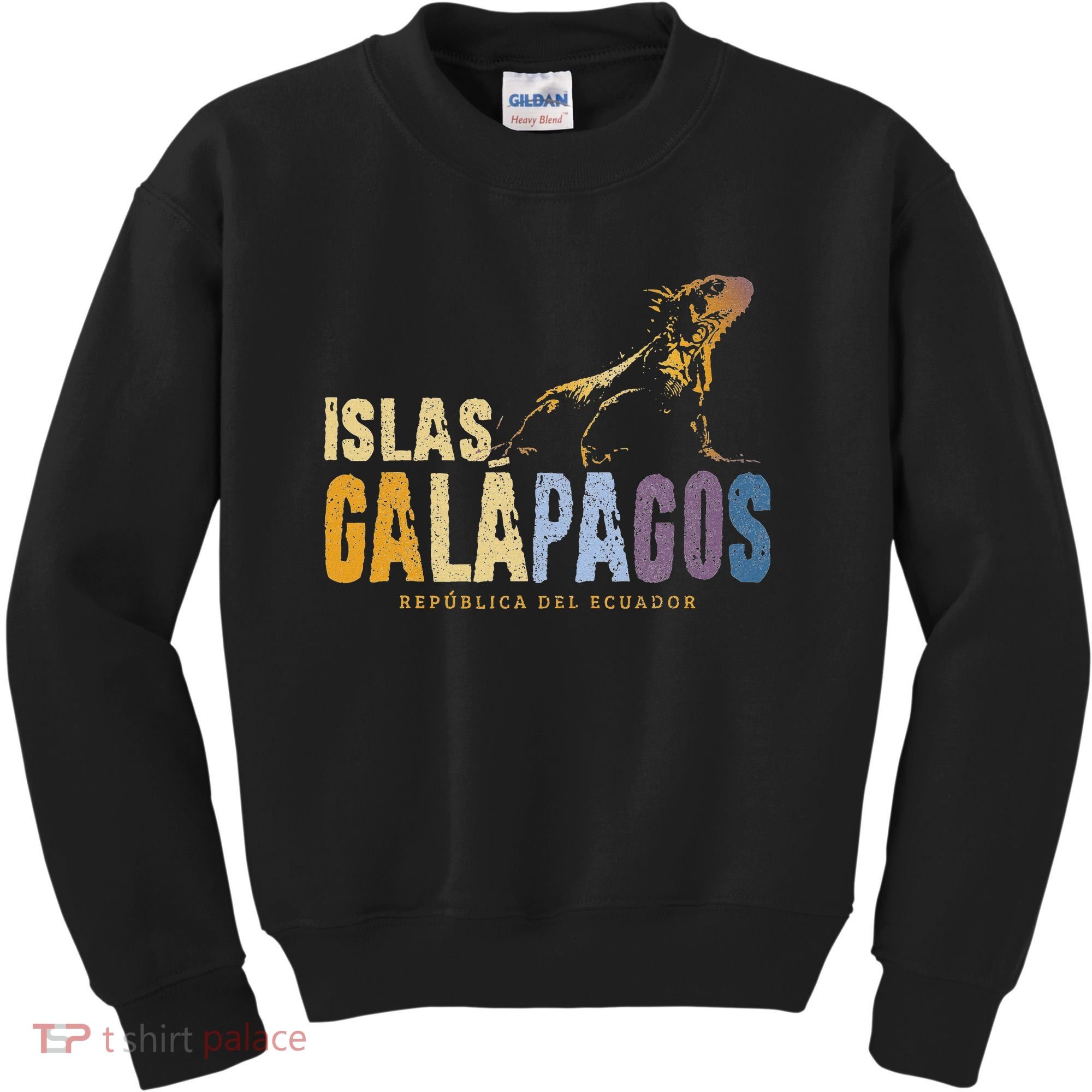 Galapagos Islands Islas Galapagos Iguana Ecuador Kids Sweatshirt