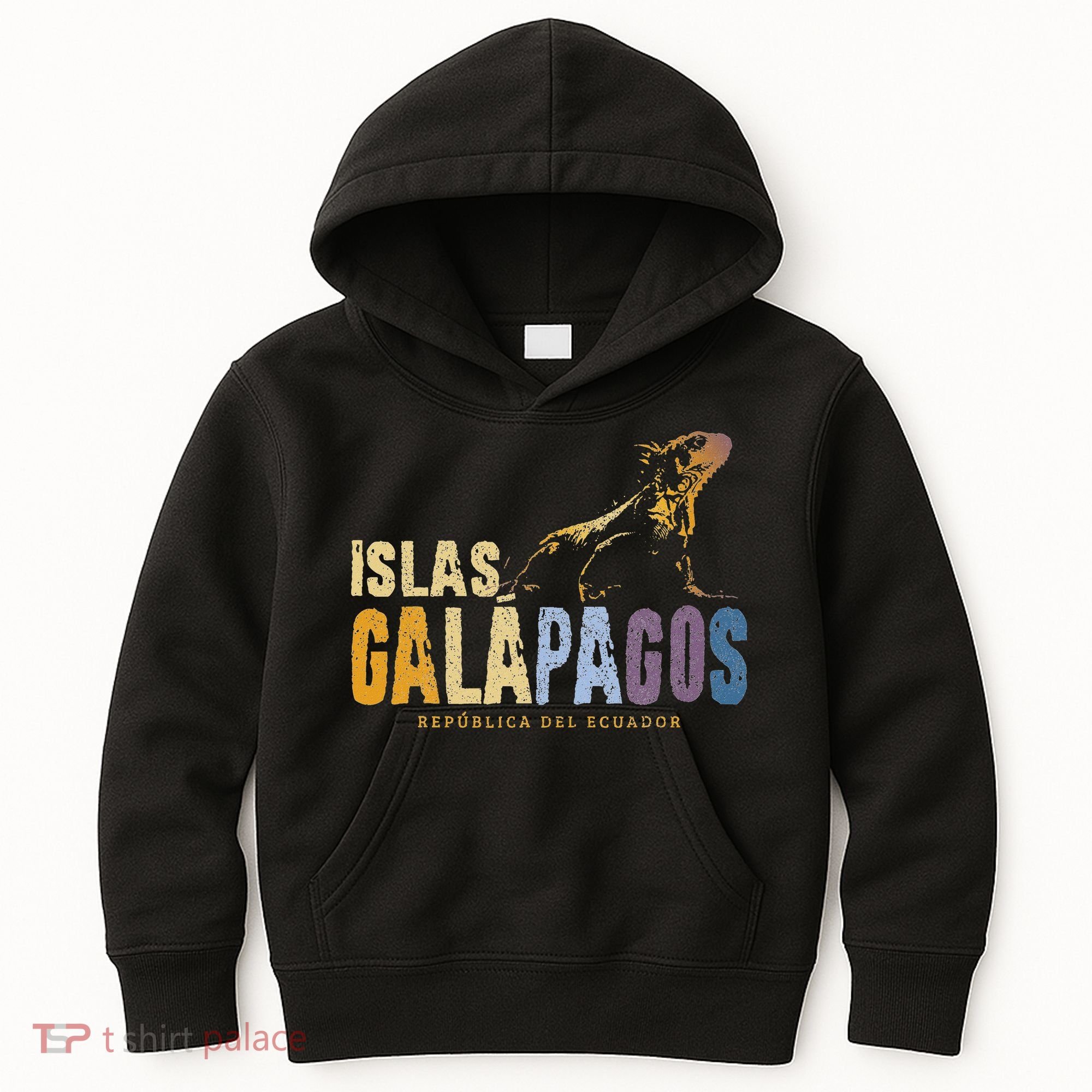 Galapagos Islands Islas Galapagos Iguana Ecuador Kids Hoodie