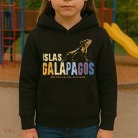Galapagos Islands Islas Galapagos Iguana Ecuador Kids Hoodie thumb 3