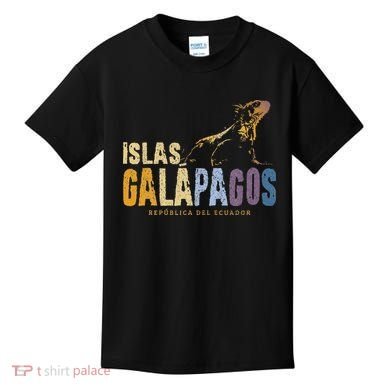 Galapagos Islands Islas Galapagos Iguana Ecuador Kids T-Shirt