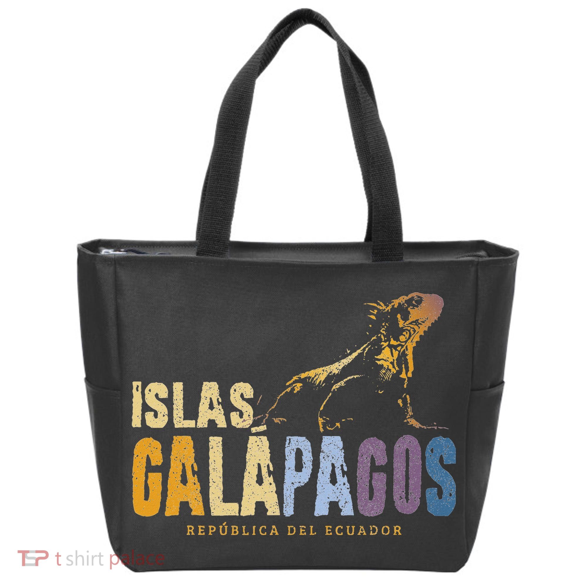 Galapagos Islands Islas Galapagos Iguana Ecuador Tote Bag