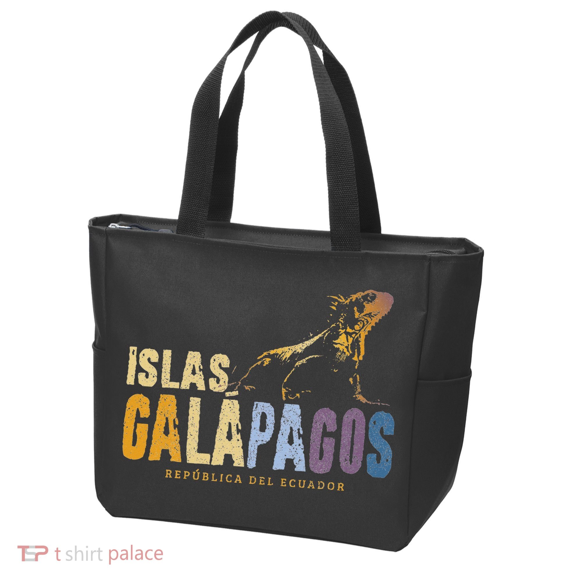 Galapagos Islands Islas Galapagos Iguana Ecuador Tote Bag