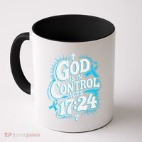 God Is In Control Survivor Prostate Cancer Awareness Coffee Mug thumb 0