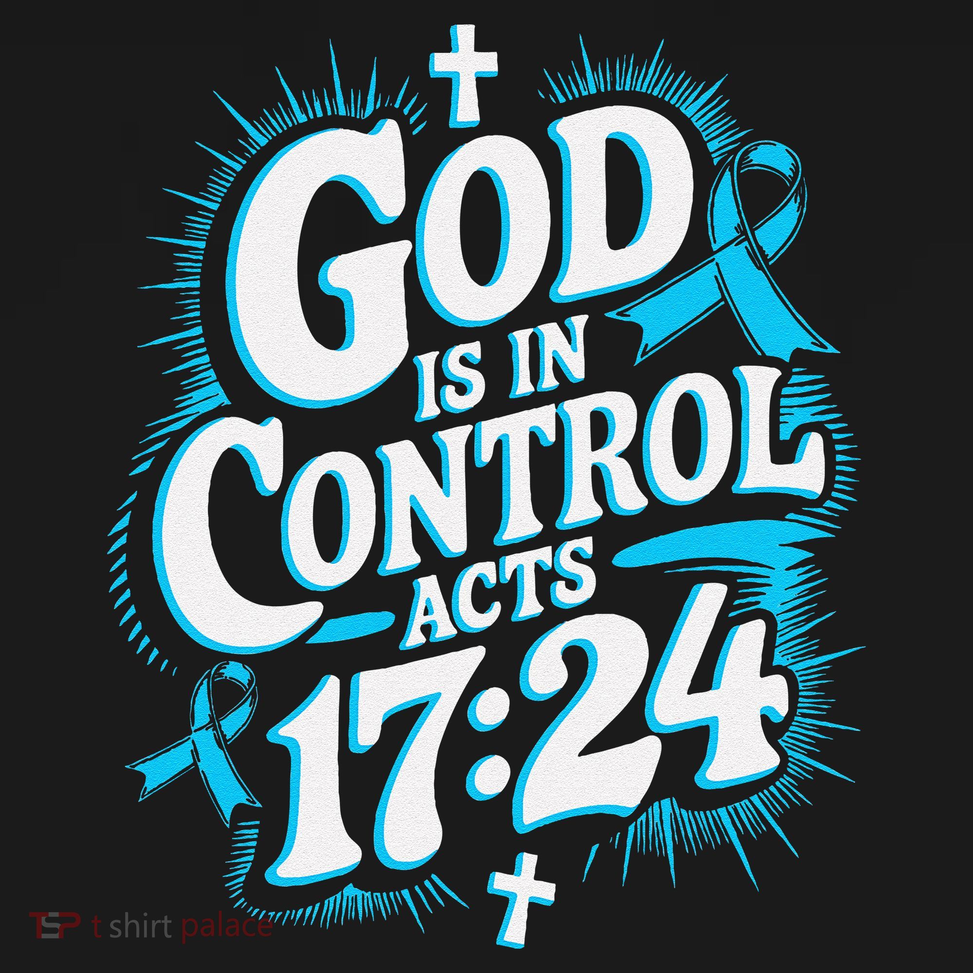 God Is In Control Survivor Prostate Cancer Awareness Coaster