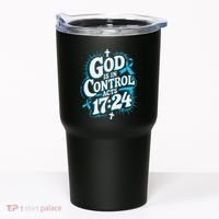God Is In Control Survivor Prostate Cancer Awareness Tumbler thumb 0