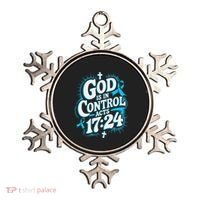 God Is In Control Survivor Prostate Cancer Awareness Ornament thumb 0
