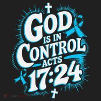 God Is In Control Survivor Prostate Cancer Awareness Hat thumb 2