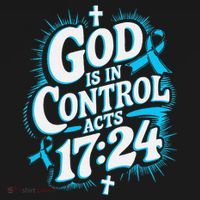 God Is In Control Survivor Prostate Cancer Awareness Tank Top thumb 6