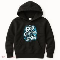 God Is In Control Survivor Prostate Cancer Awareness Kids Hoodie thumb 0
