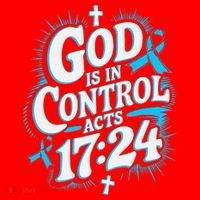 God Is In Control Survivor Prostate Cancer Awareness Santa Hat thumb 1