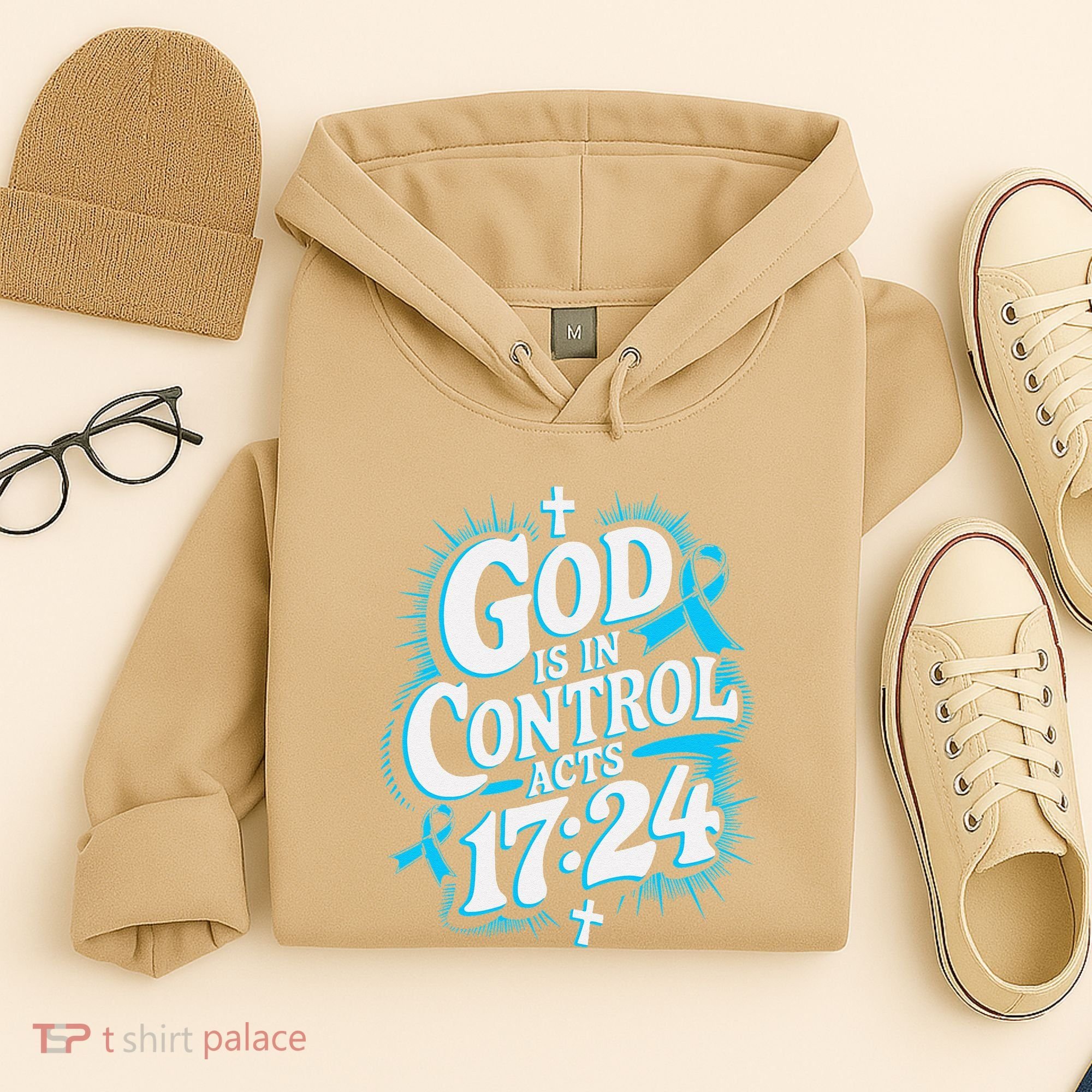 God Is In Control Survivor Prostate Cancer Awareness Hoodie