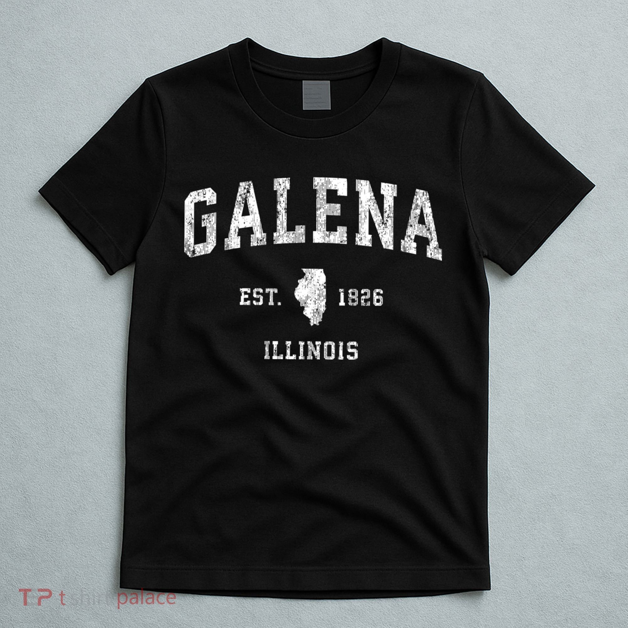 Galena Illinois Il Vintage Athletic Sports T-Shirt