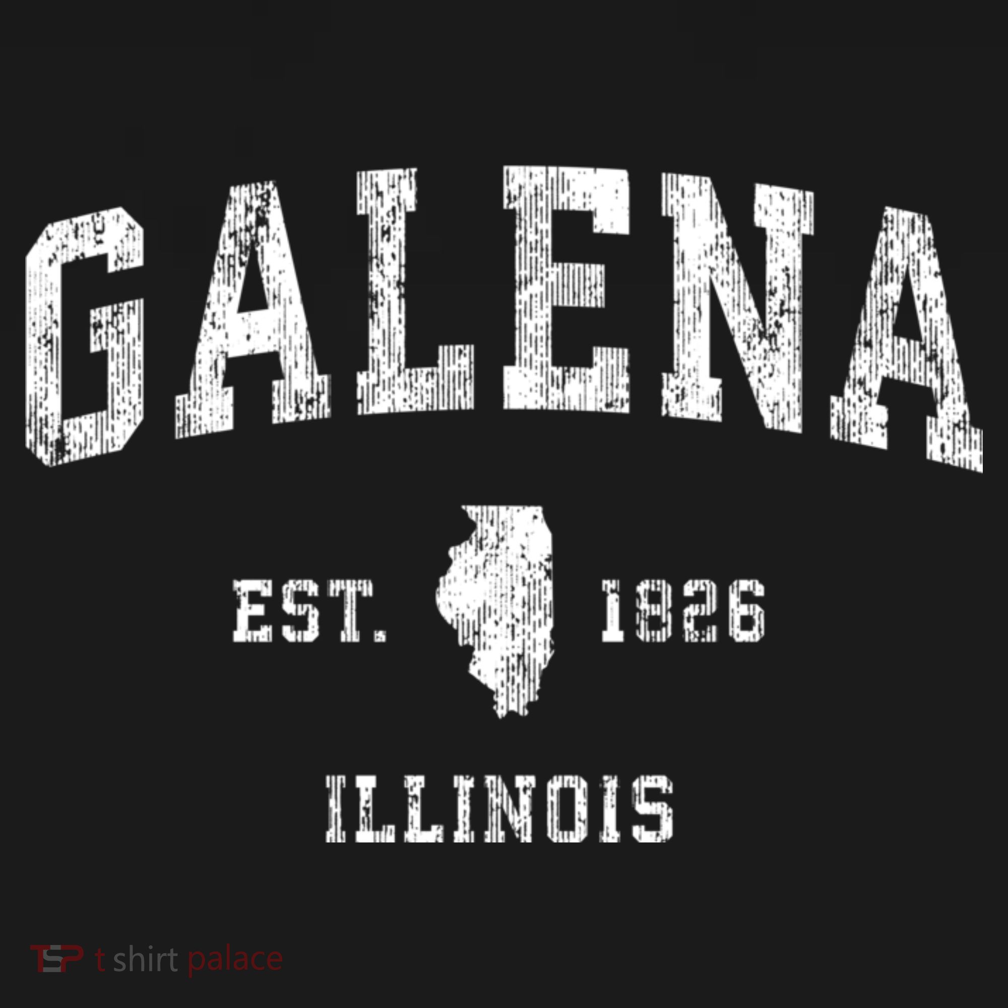 Galena Illinois Il Vintage Athletic Sports T-Shirt