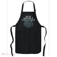 Gym If It Doesnt Challenge You Workout Motivation Apron thumb 0