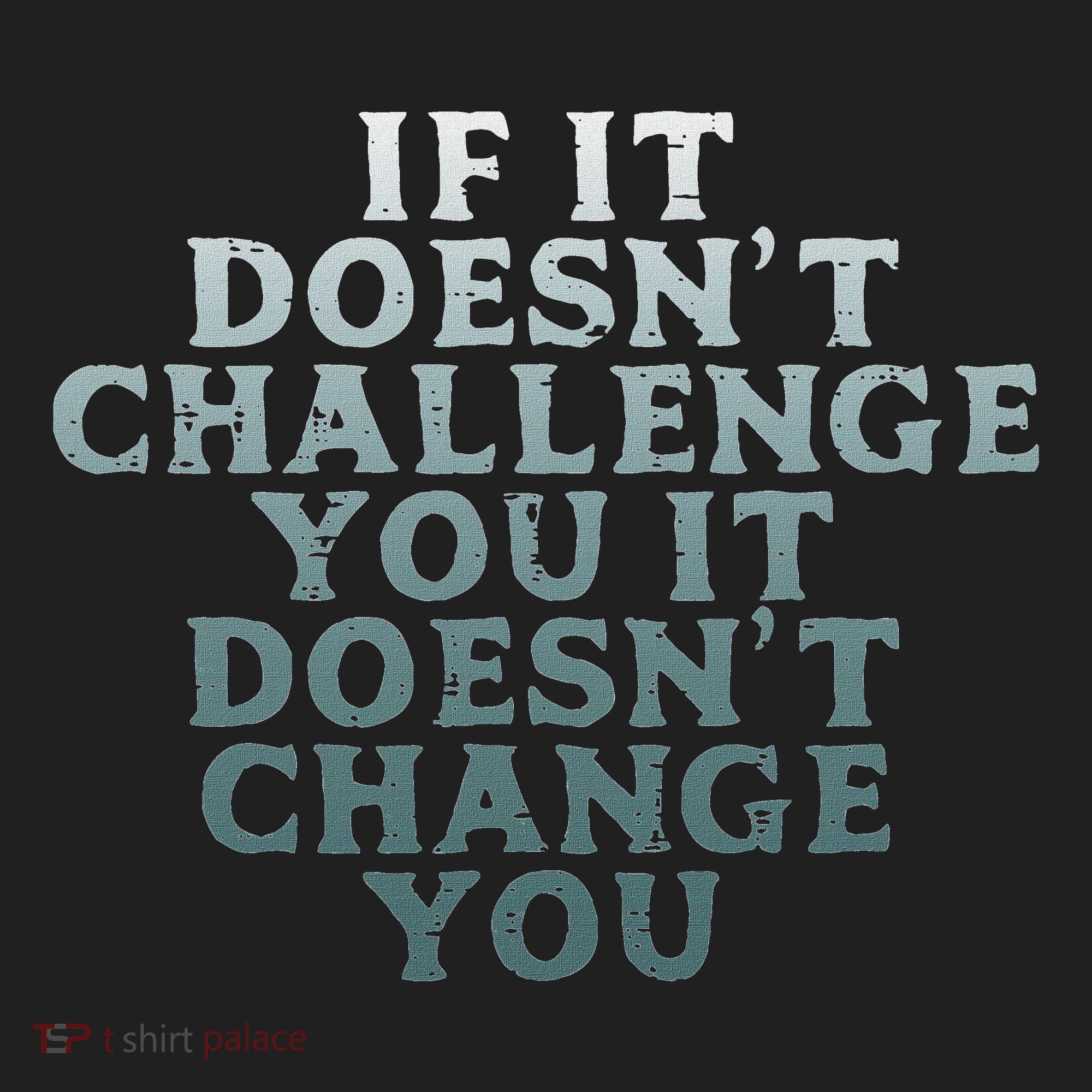 Gym If It Doesnt Challenge You Workout Motivation Urban Oversized Heavyweight T-Shirt