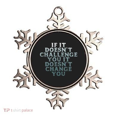 Gym If It Doesnt Challenge You Workout Motivation Ornament