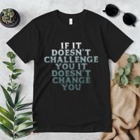 Gym If It Doesnt Challenge You Workout Motivation Premium T-Shirt thumb 2