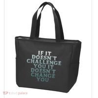 Gym If It Doesnt Challenge You Workout Motivation Tote Bag thumb 3