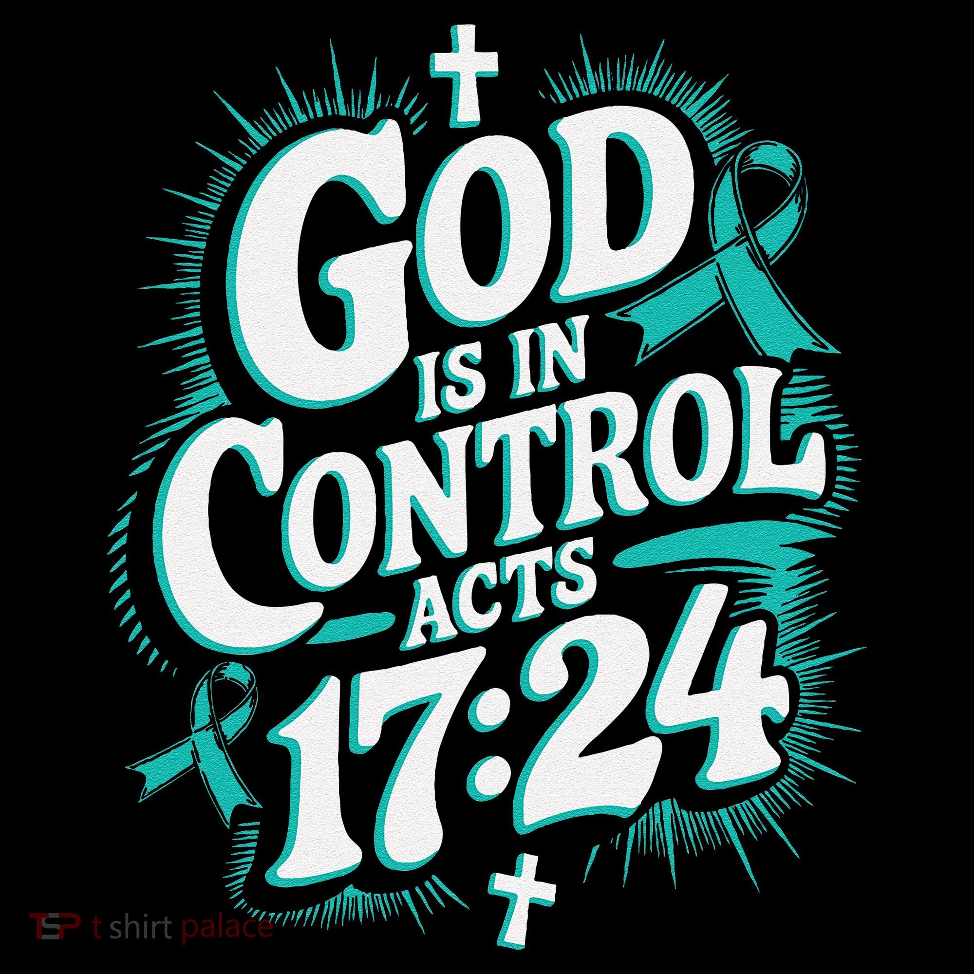 God Is In Control Survivor Ovarian Cancer Awareness Coffee Mug