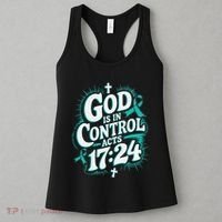 God Is In Control Survivor Ovarian Cancer Awareness Women's Tank Top thumb 3