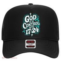 God Is In Control Survivor Ovarian Cancer Awareness Hat thumb 0