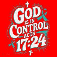 God Is In Control Survivor Ovarian Cancer Awareness Santa Hat thumb 1