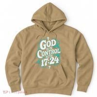 God Is In Control Survivor Ovarian Cancer Awareness Hoodie thumb 0