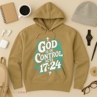 God Is In Control Survivor Ovarian Cancer Awareness Hoodie thumb 3