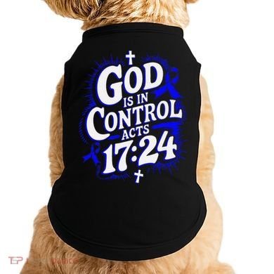 God Is In Control Survivor Juvenile Arthritis Awareness Doggie Tank
