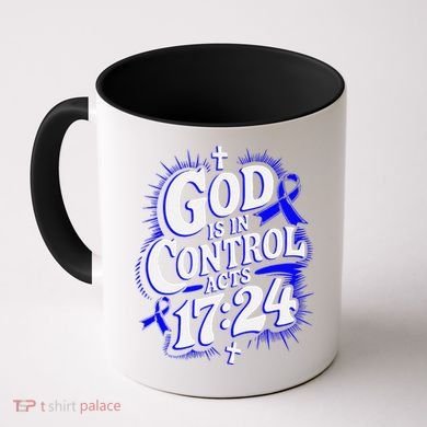 God Is In Control Survivor Juvenile Arthritis Awareness Coffee Mug