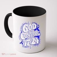 God Is In Control Survivor Juvenile Arthritis Awareness Coffee Mug thumb 0