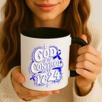 God Is In Control Survivor Juvenile Arthritis Awareness Coffee Mug thumb 3