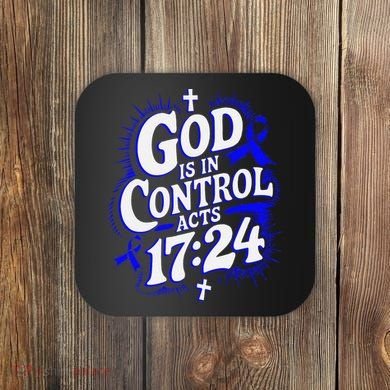 God Is In Control Survivor Juvenile Arthritis Awareness Coaster