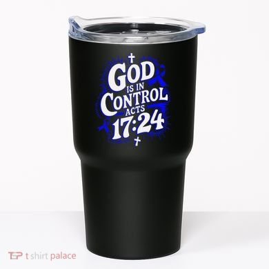 God Is In Control Survivor Juvenile Arthritis Awareness Tumbler