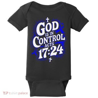 God Is In Control Survivor Juvenile Arthritis Awareness Baby Bodysuit