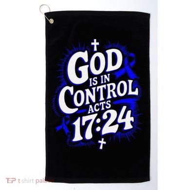 God Is In Control Survivor Juvenile Arthritis Awareness Golf Towel