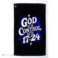 God Is In Control Survivor Juvenile Arthritis Awareness Golf Towel thumb 0