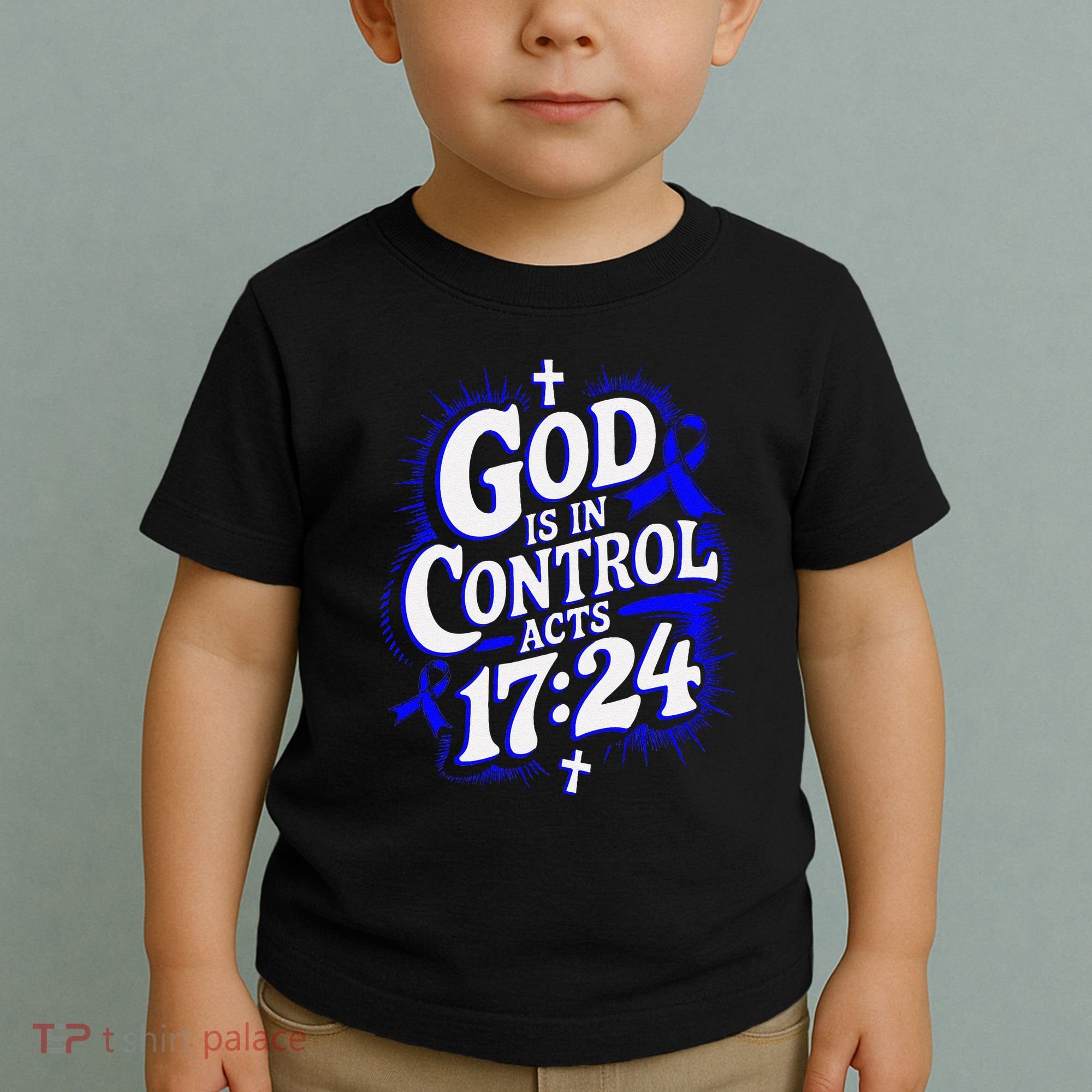 God Is In Control Survivor Juvenile Arthritis Awareness Toddler T-Shirt