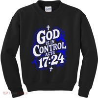 God Is In Control Survivor Juvenile Arthritis Awareness Kids Sweatshirt thumb 0