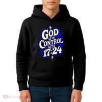 God Is In Control Survivor Juvenile Arthritis Awareness Kids Hoodie thumb 4