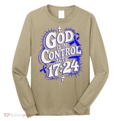 God Is In Control Survivor Juvenile Arthritis Awareness Long Sleeve Shirt