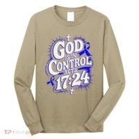 God Is In Control Survivor Juvenile Arthritis Awareness Long Sleeve Shirt thumb 0