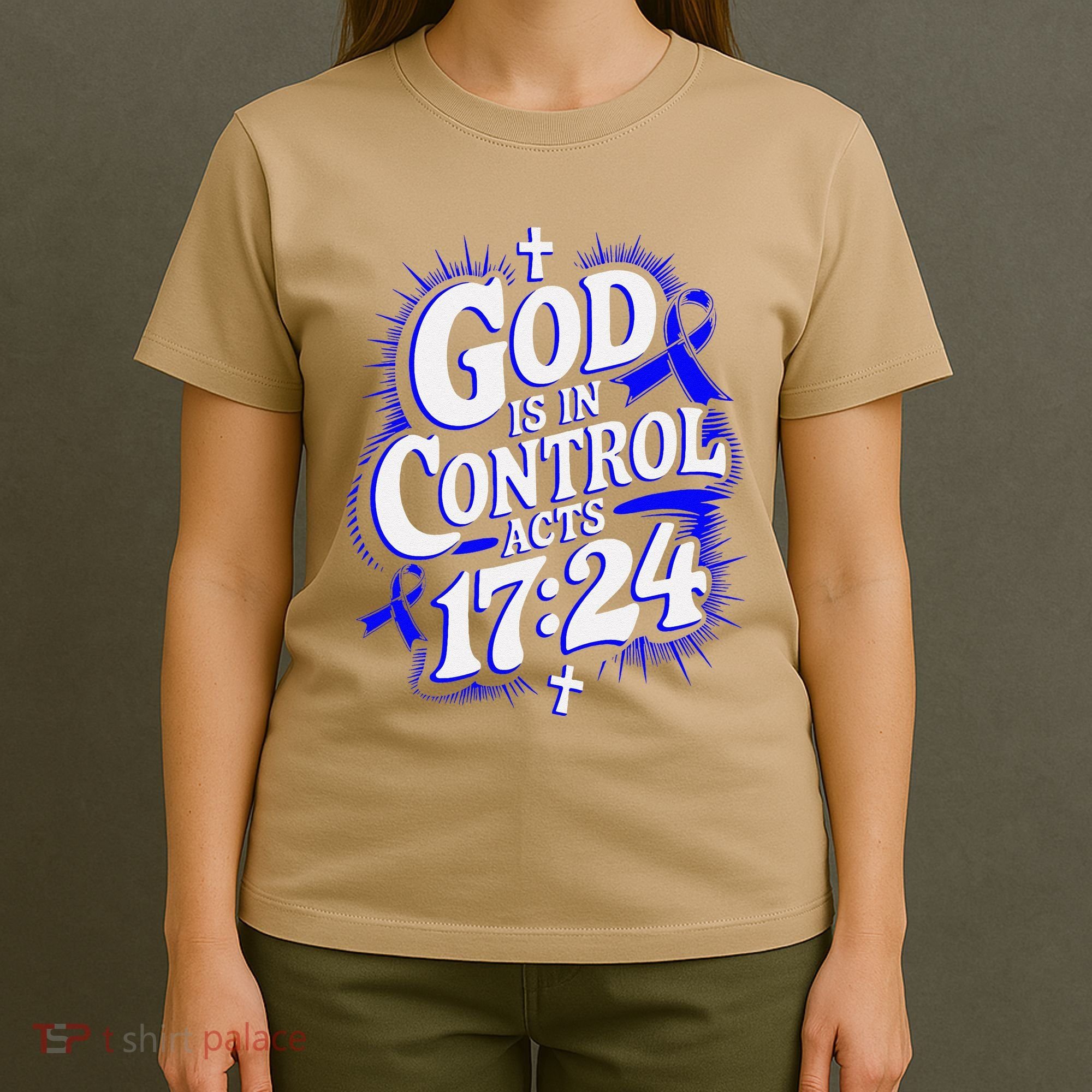 God Is In Control Survivor Juvenile Arthritis Awareness T-Shirt