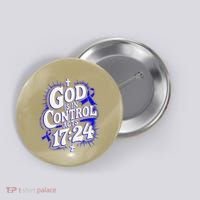 God Is In Control Survivor Juvenile Arthritis Awareness Button thumb 0