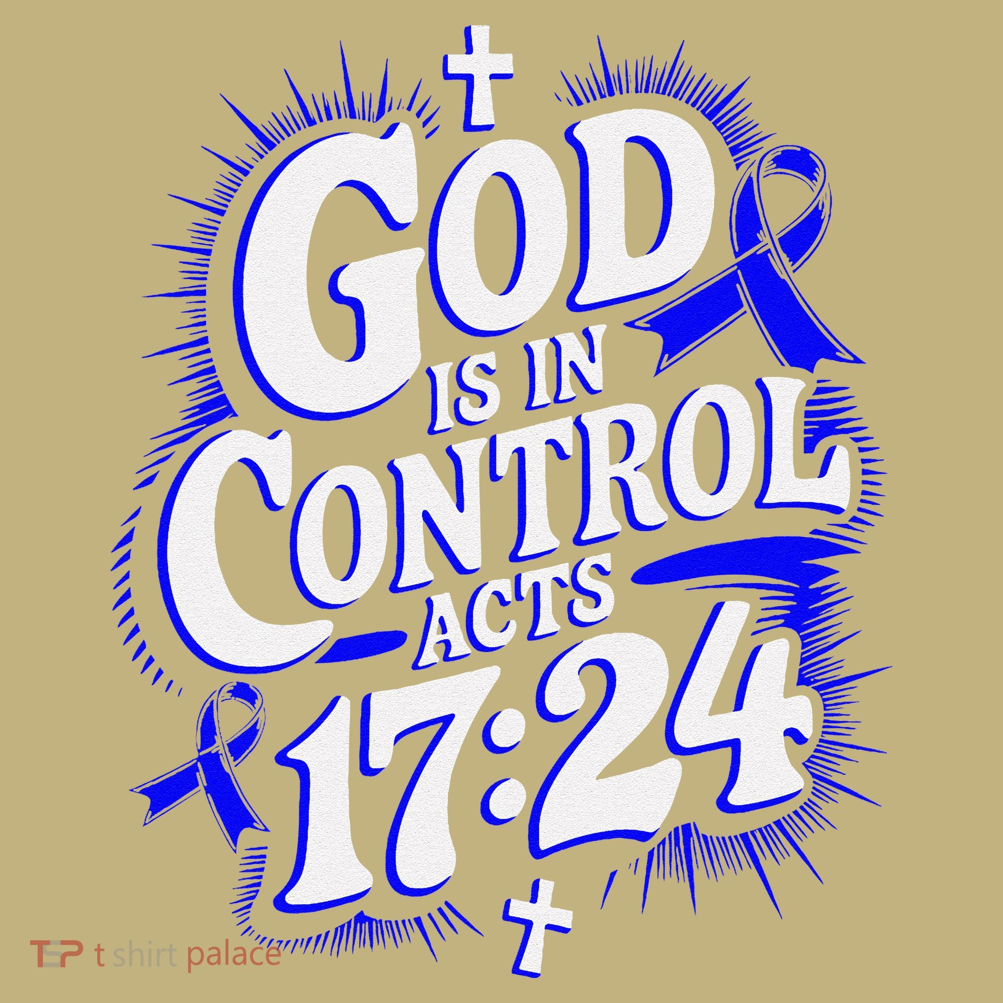 God Is In Control Survivor Juvenile Arthritis Awareness Button